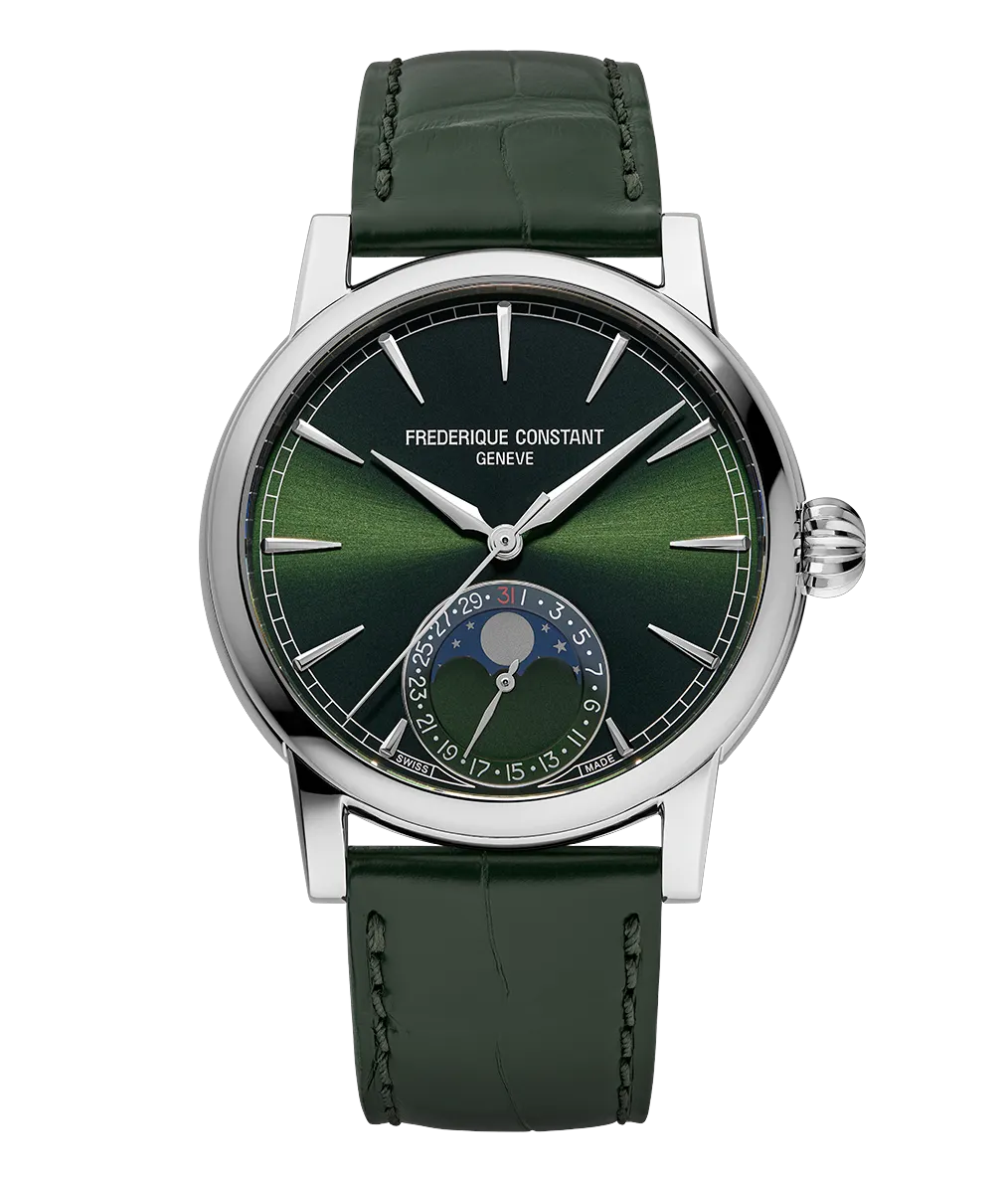 Manufacture Classic Moonphase Date Watch FC-716GR3H6 | Frederique